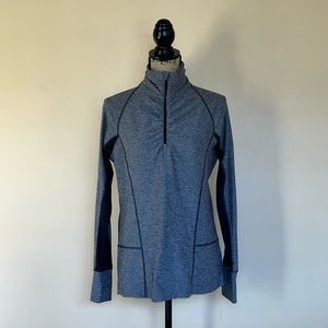 Champion Running Semi-Fitted Half Zip Pullover Top